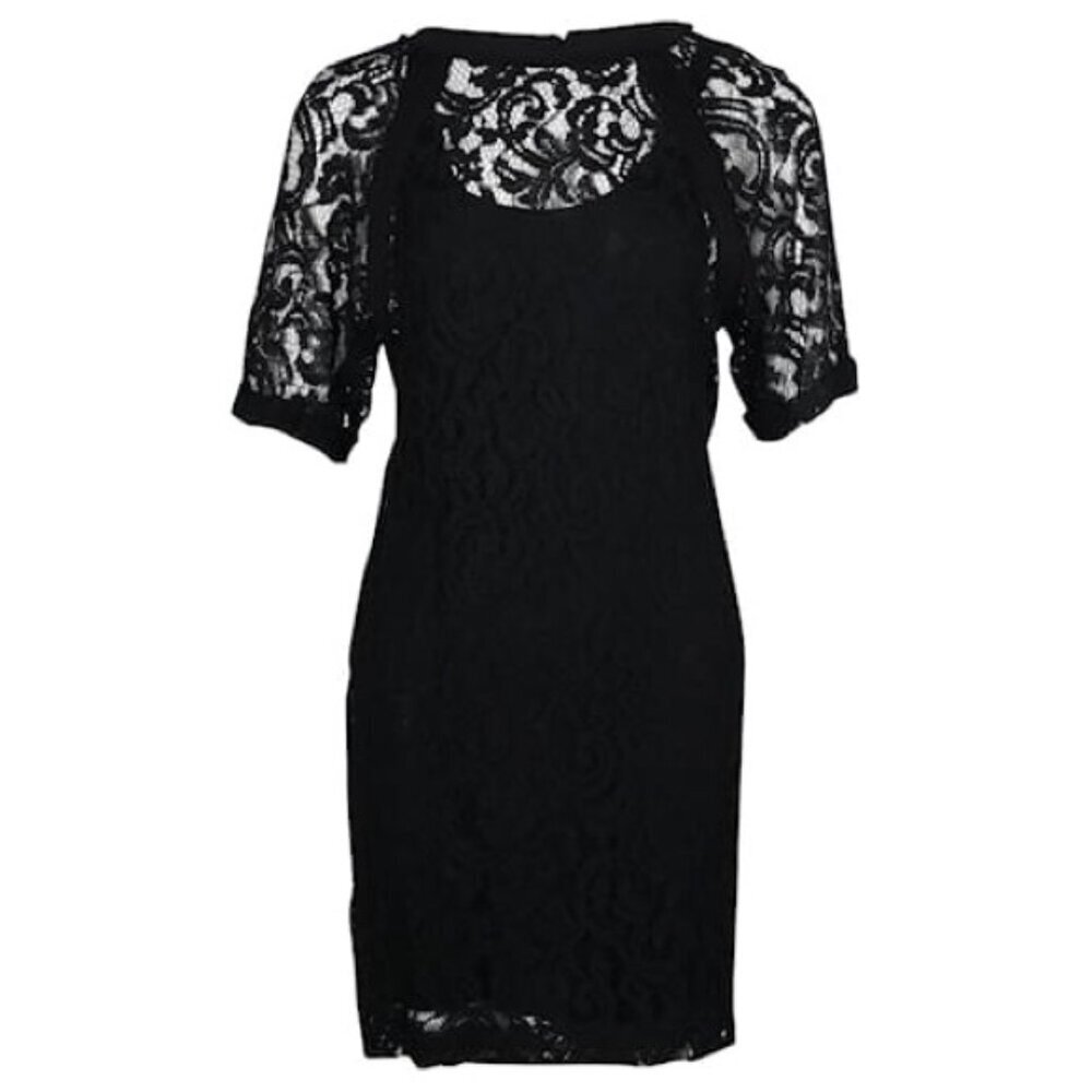 Maje 2 black lace little dress